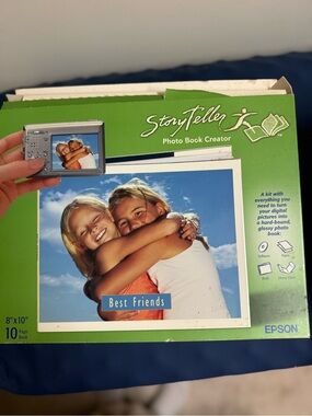 Epson StoryTeller Photo Book Creator Kit - Green and Blue